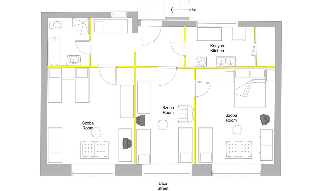 Apartman Lux แซแก็ด ภายนอก รูปภาพ